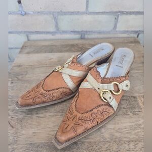 Vintage Pointed Mules